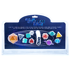 Solar System Dice 14-die set